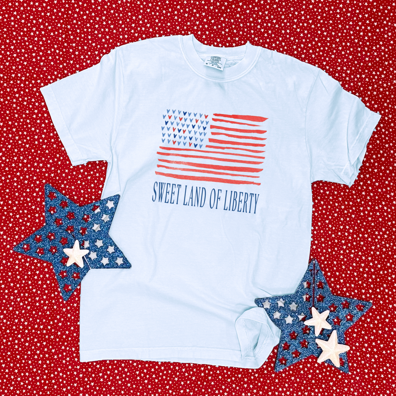AMERICAN SPIRIT 2025: Sweet Land of Liberty (COMFORT COLORS SHORTSLEEVE)