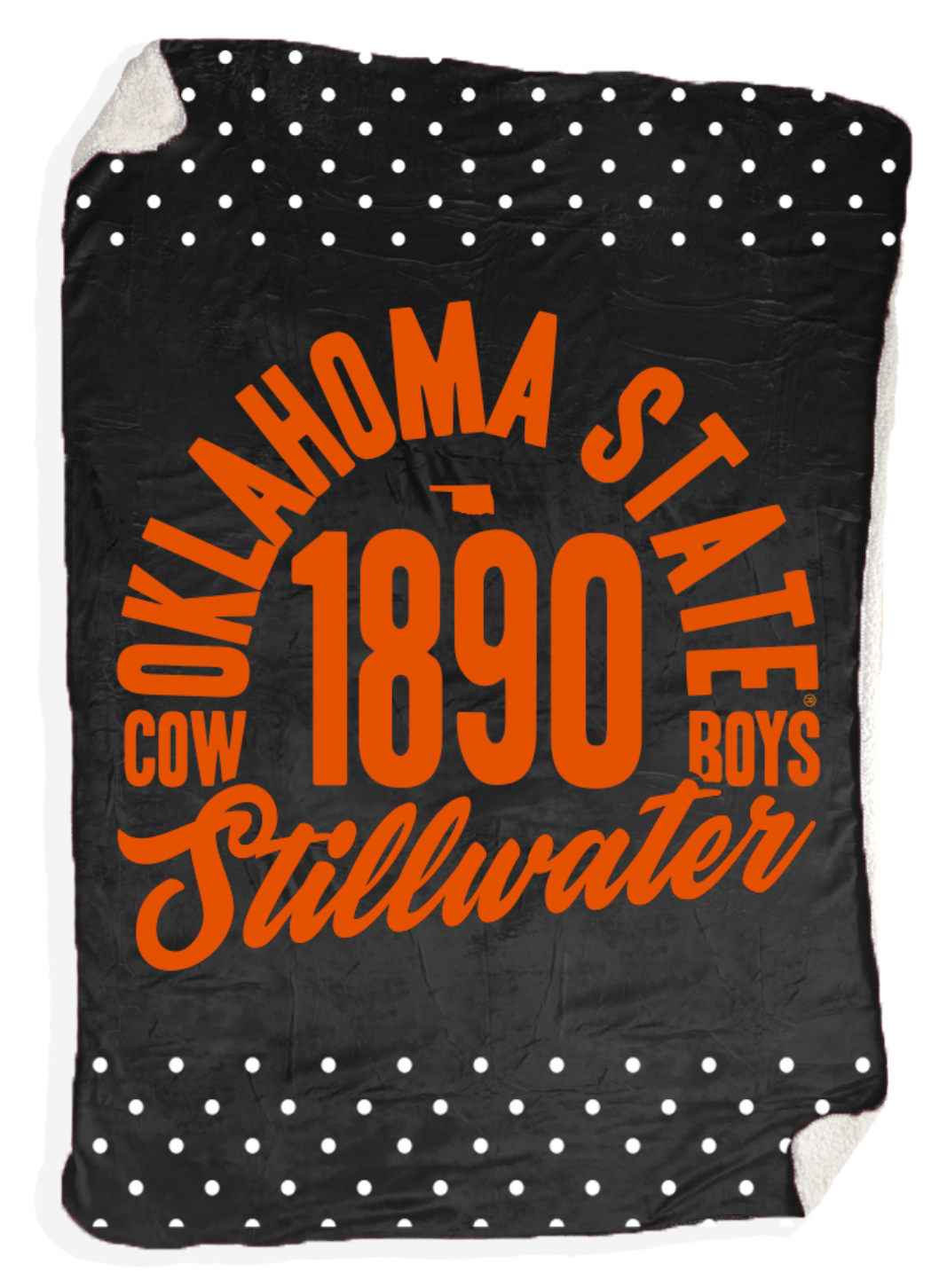 OK STATE 2025: OKLAHOMA STATE Cowboys Arch Type *BLANKET*