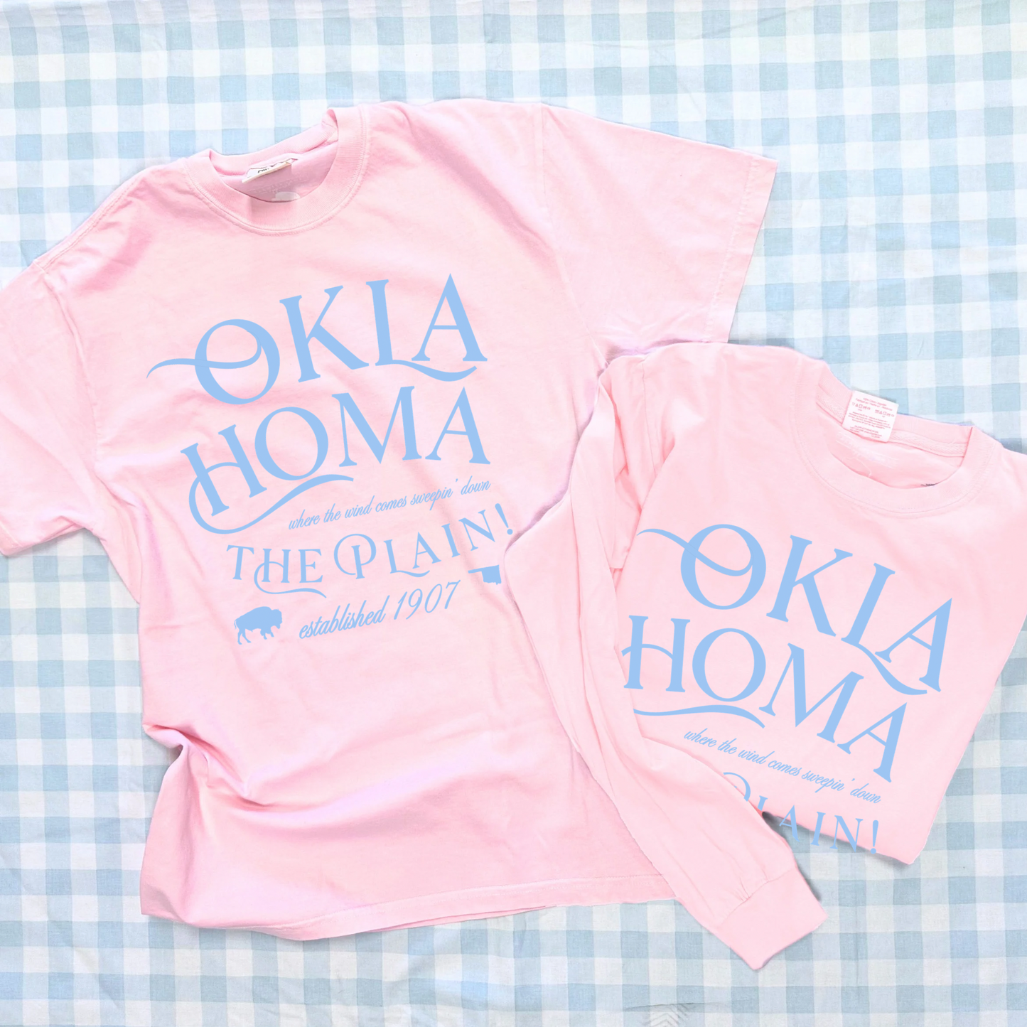 OKLAHOMA 2026: Sweepin' Down The Plain! (COMFORT COLORS SHORTSLEEVE or LONGSLEEVE)