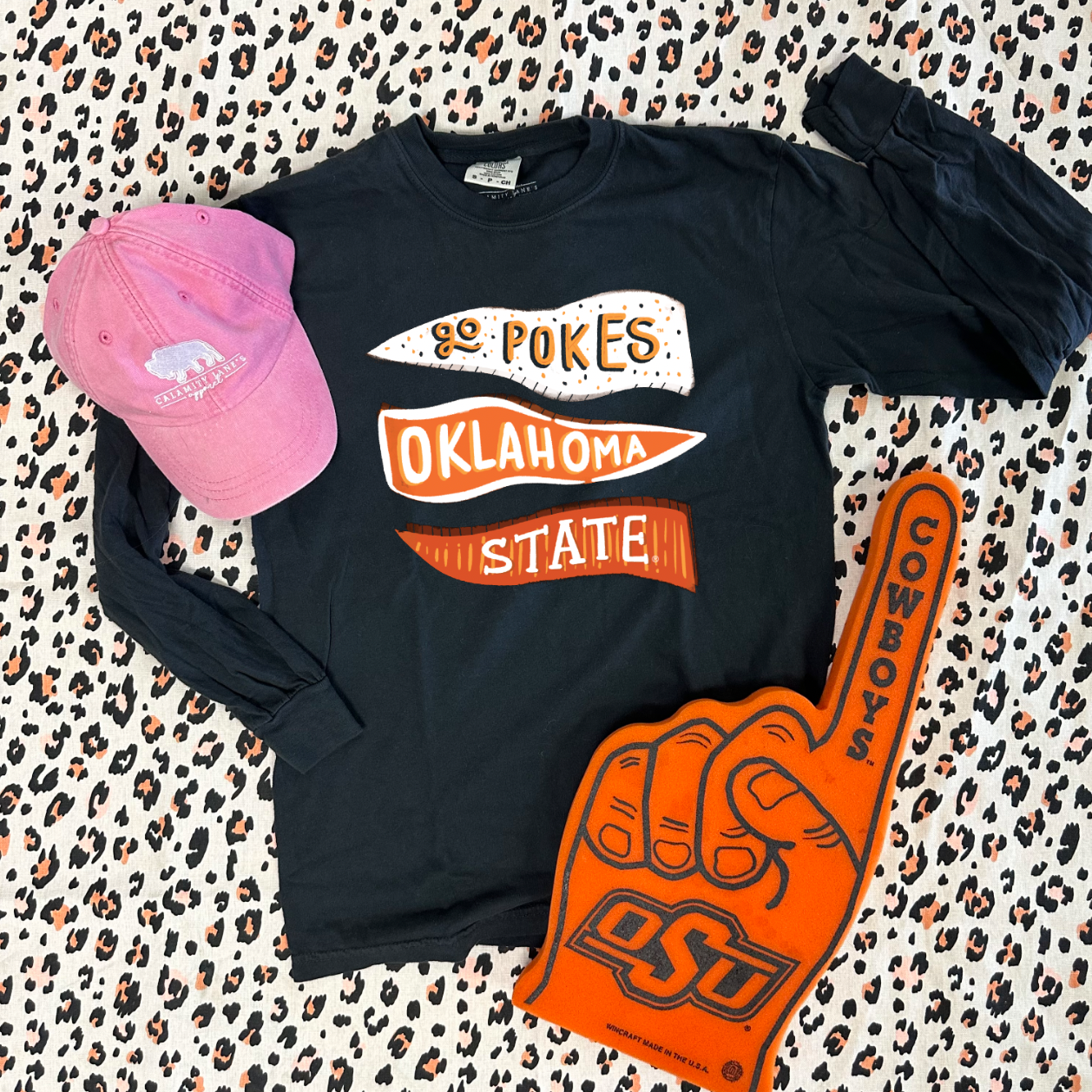 OK STATE 2024: Go Pokes Pennant (LONGSLEEVE)