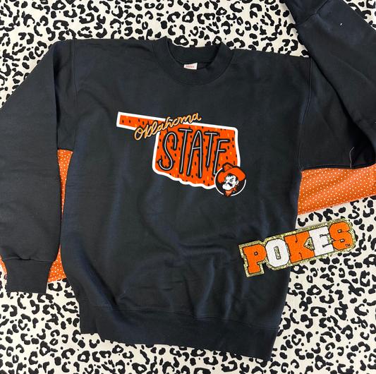 OK STATE 2024: Oklahoma State & Pistol Pete (SWEATSHIRT)