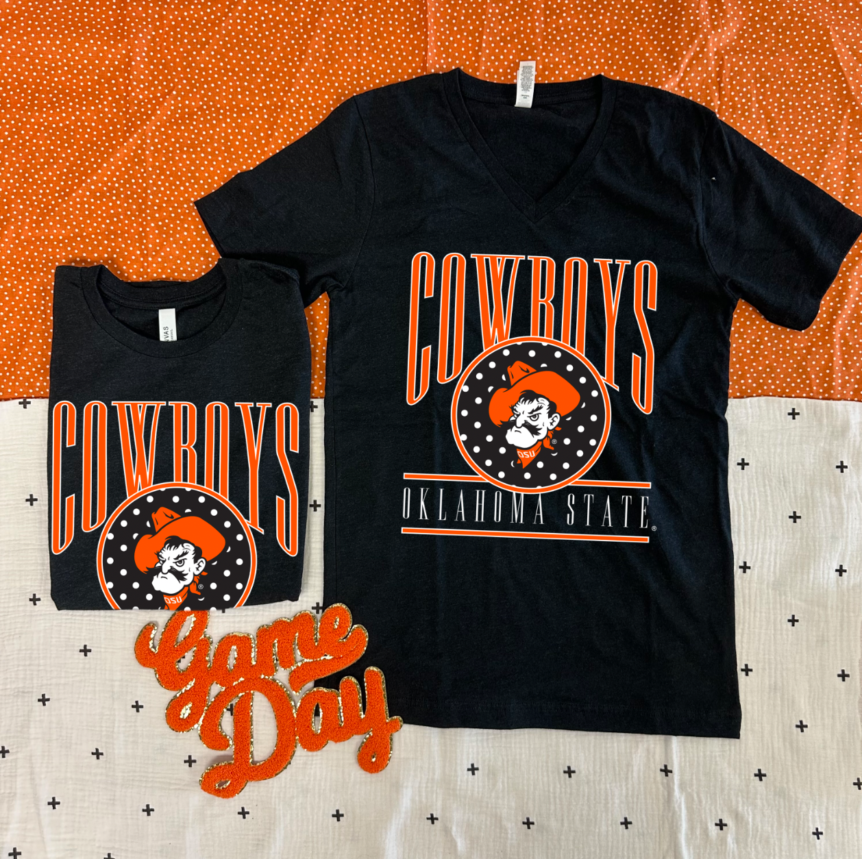 OK STATE 2024: OSU Cowboys Traditional Collegiate Tee (VNECK)