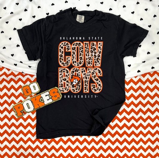 OK STATE 2024: Cowboys Bold Leopard (SHORTSLEEVE)