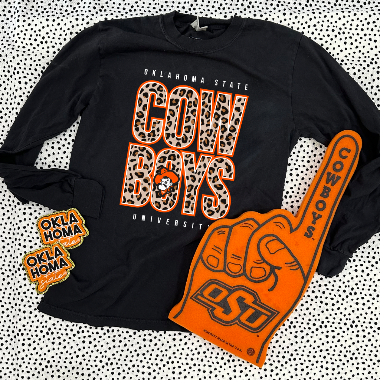 OK STATE 2024: Cowboys Bold Leopard (LONGSLEEVE)