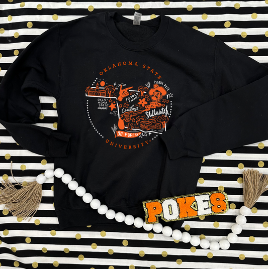 OK STATE 2024: OSU Circle Storyboard (SWEATSHIRT)