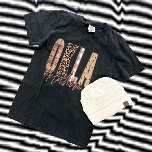 OKLAHOMA 2025: OKLA Fall Mixed Patterns (COMFORT COLORS SHORTSLEEVE)