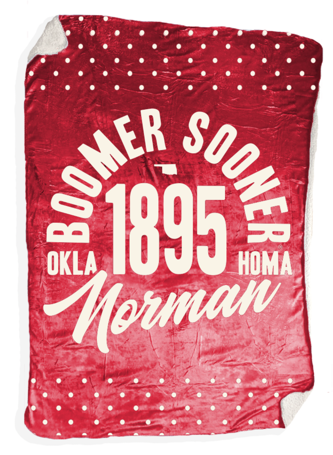UNIV. of OK 2025: BOOMER SOONER Arch Type *BLANKET*