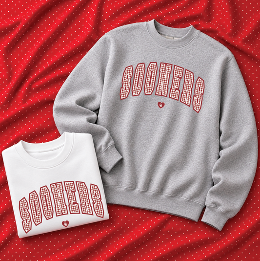 UNIV. of OKLAHOMA 2026: Sooners Gingham (SWEATSHIRT)