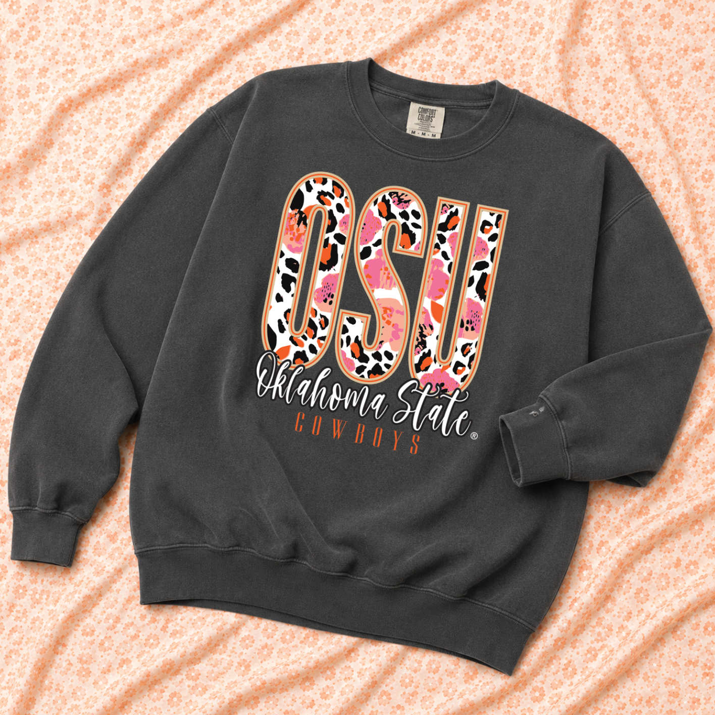 OK STATE 2026: OSU Mixed Pattern 2026 (COMFORT COLORS SWEATSHIRT)