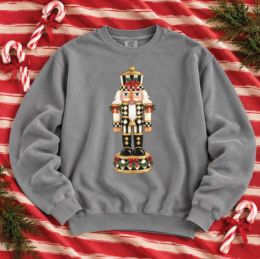 CHRISTMAS 2026: Nutcracker in Check (COMFORT COLORS SWEATSHIRT)