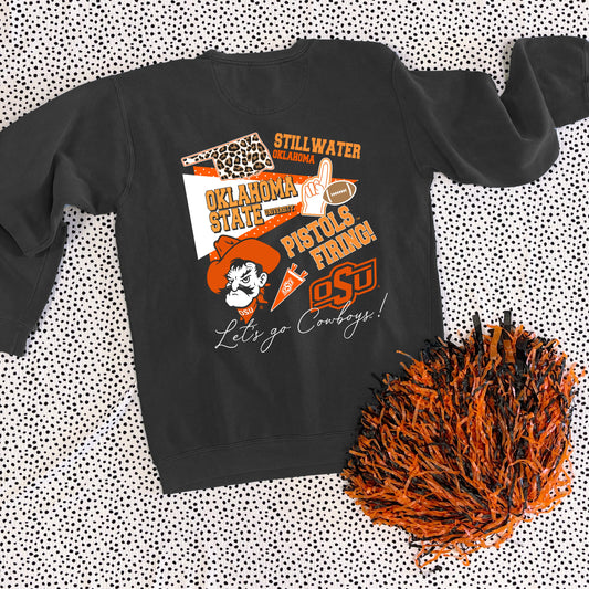 OK STATE 2025: OSU Modern Storyboard (COMFORT COLORS SWEATSHIRT)