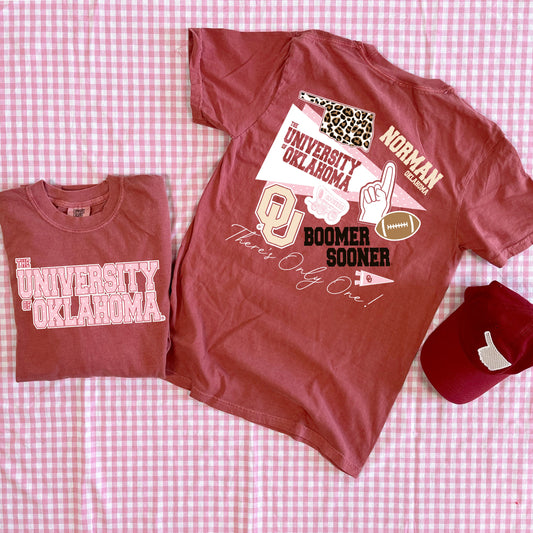 UNIV. OF OK 2025: OU Modern Storyboard (COMFORT COLORS SHORTSLEEVE)