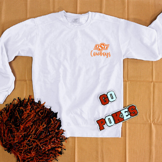 OK STATE 2025: Saturdays in Stillwater (COMFORT COLORS SWEATSHIRT)