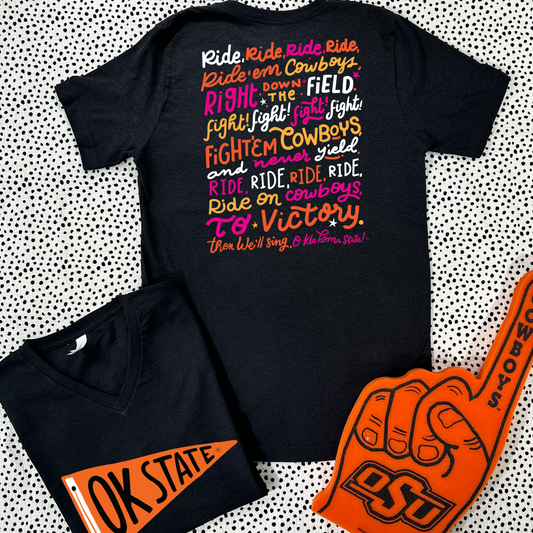 OSU 2024: OSU FIGHT SONG (**BELLA CANVAS V-NECK**)